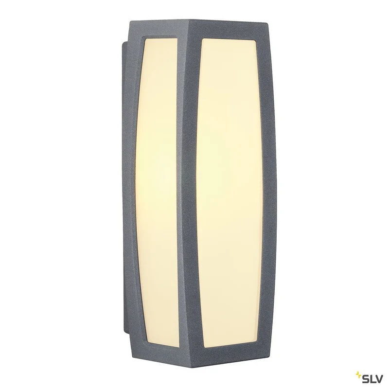 SLV MERIDIAN BOX Aussenleuchte, anthrazit, E27, max. 25W