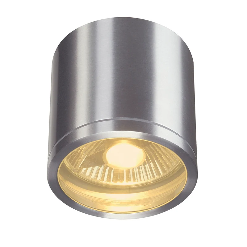 SLV ROX CEILING OUT Deckenleuchte, rund, alu brushed, ES111, max. 75W