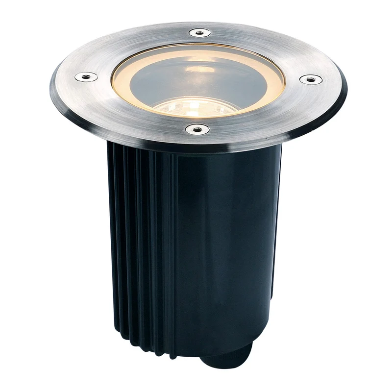 SLV Bodeneinbaustrahler DASAR115 MR16 sb rund 316 35W IP67
