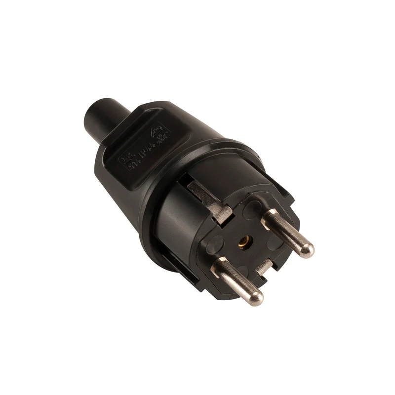 SLV IP44 STECKER, schwarz