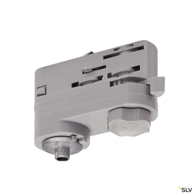 SLV Leuchtenadapter für S-TRACK 3P.-Schiene, silbergrau