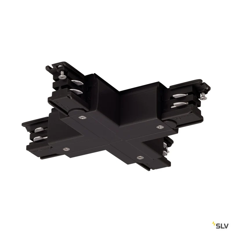 SLV X-Verbinder für S-TRACK 3P.- Schiene, schwarz