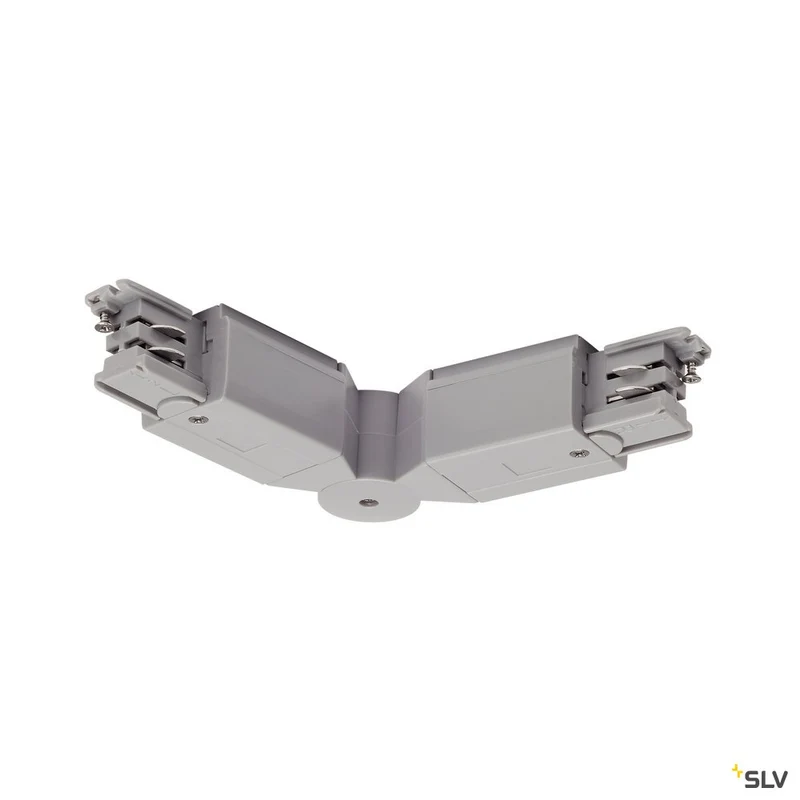 SLV Flexverbinder für S-TRACK 3P.- Schiene, silbergrau