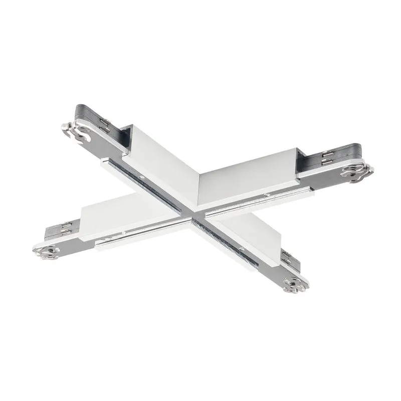 SLV X-VERBINDER, für D-TRACK Hochvolt-Stromschiene 2Phasen, weiß