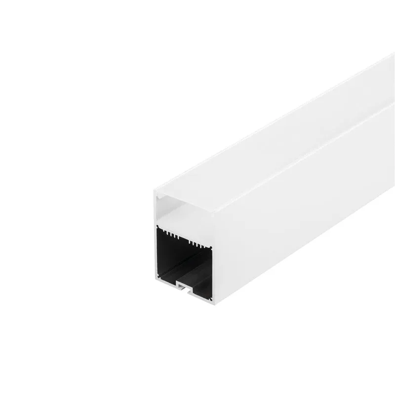 SLV GLENOS Profi-Profil 4970-100, mit Cover, mattweiss, 1m