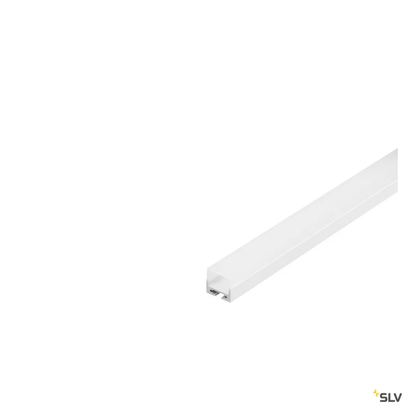 SLV GLENOS Profi-Profil 2020-200, weisser, 2m, mit weisser Abdeckung