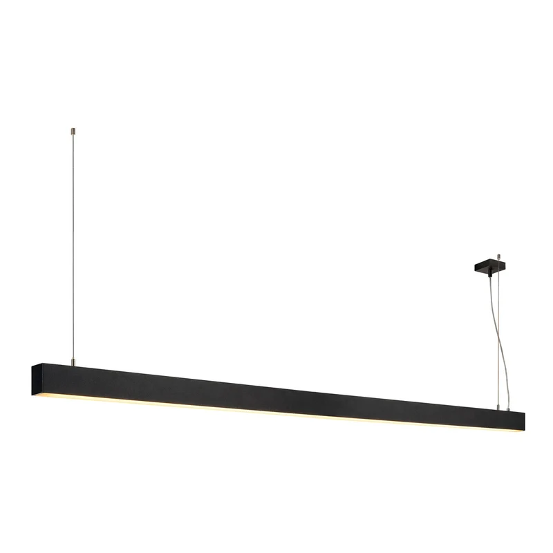 SLV GLENOS Pendelleuchte, mattschwarz, 2m, 103W, 3000K