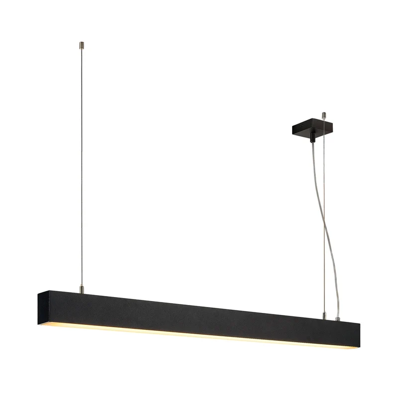 SLV GLENOS Pendelleuchte, mattschwarz, 1m, 52W, 3000K