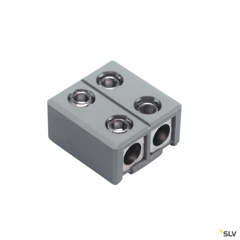 SLV Einspeiser/Längsverbinder für GLU-TRAX, grau, max. 20A