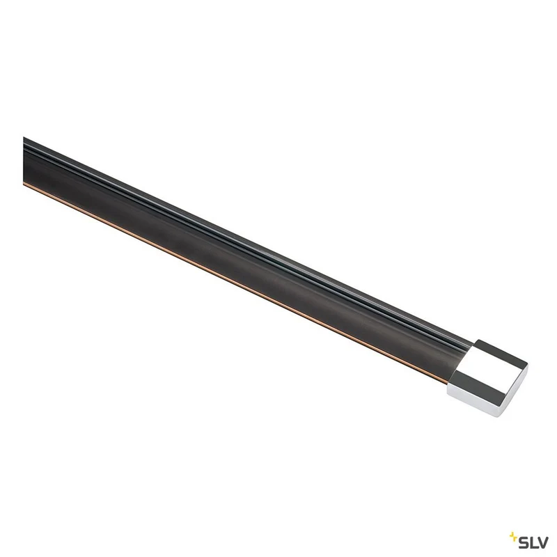 SLV EASYTEC II Schiene, schwarz, 2m, inkl. 2 Endkappen