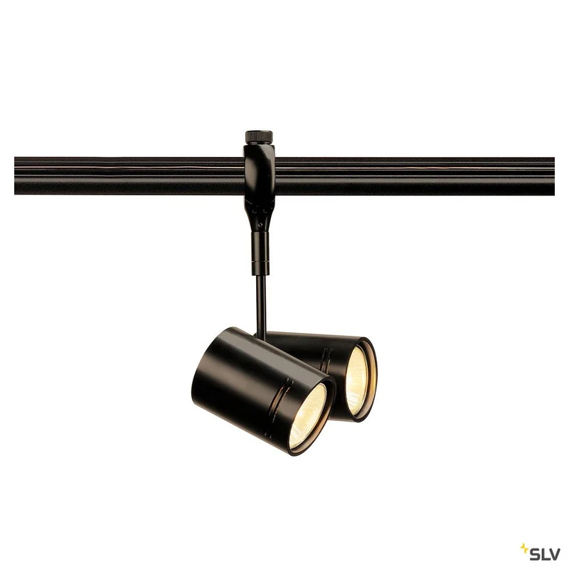 SLV BIMA 2 Lampenkopf für EASYTEC II, schwarz, 2xGU10, max. 2x50W