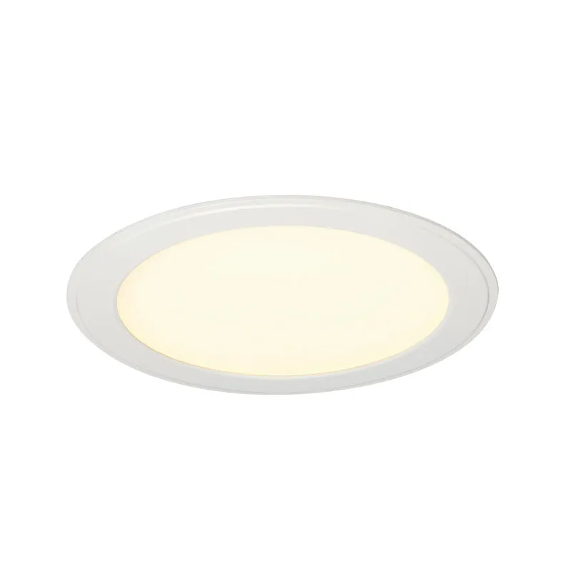 SLV SENSER Einbauleuchte, rund, weiss, 14W, 3000K