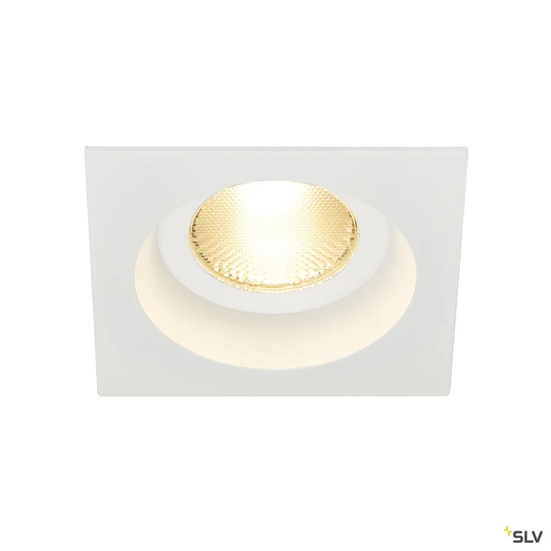 SLV CONTONE Downlight, eckig, weiss, 13W LED, warmweiss, IP44