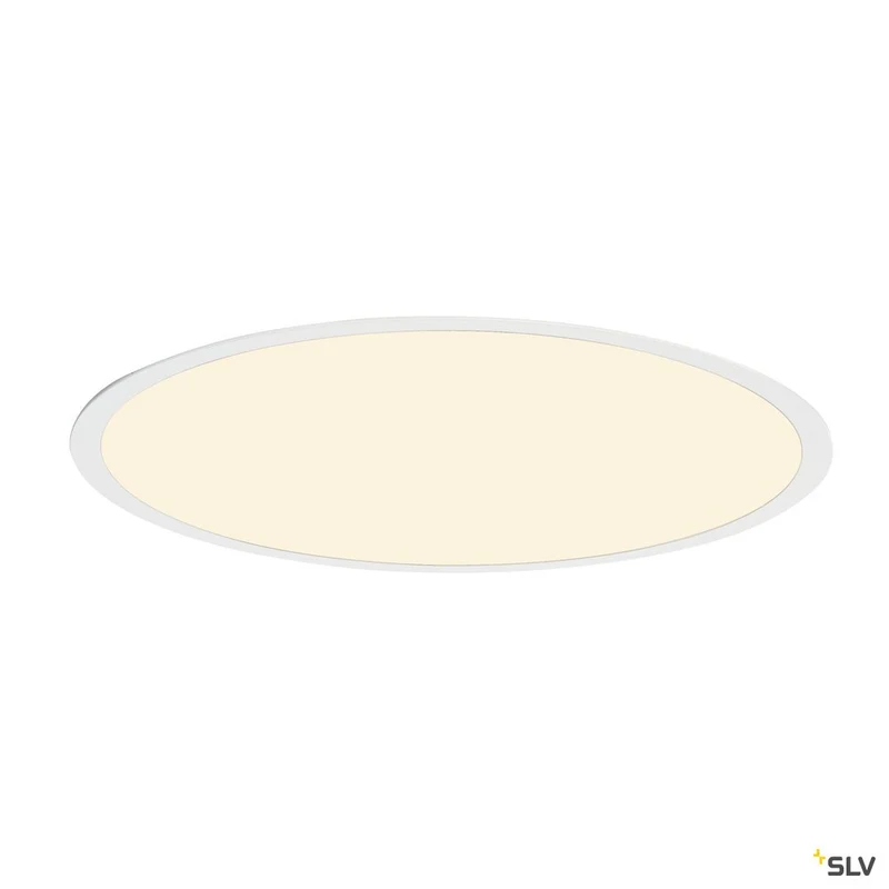 SLV LED PANEL ROUND, Einbauleuchte , weiss, 360LED, 40W, ohne Treiber, 3000K