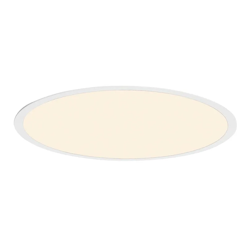 SLV LED PANEL ROUND, Einbauleuchte , weiss, 360LED, 40W, ohne Treiber, 2700K