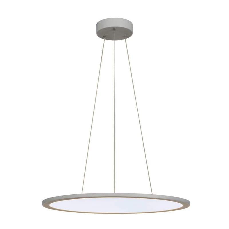 SLV LED PANEL ROUND, Pendelleuchte , silbergrau, 360LED, 40W, dimmbar 1-10V, 4000K