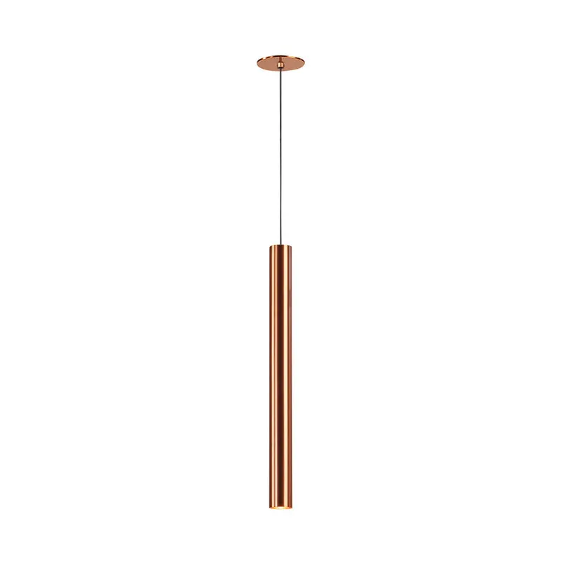 SLV HELIA 45, Pendelleuchte, LED, 3000K, rund, kupfer gebürstet, flache Rosette, 9W