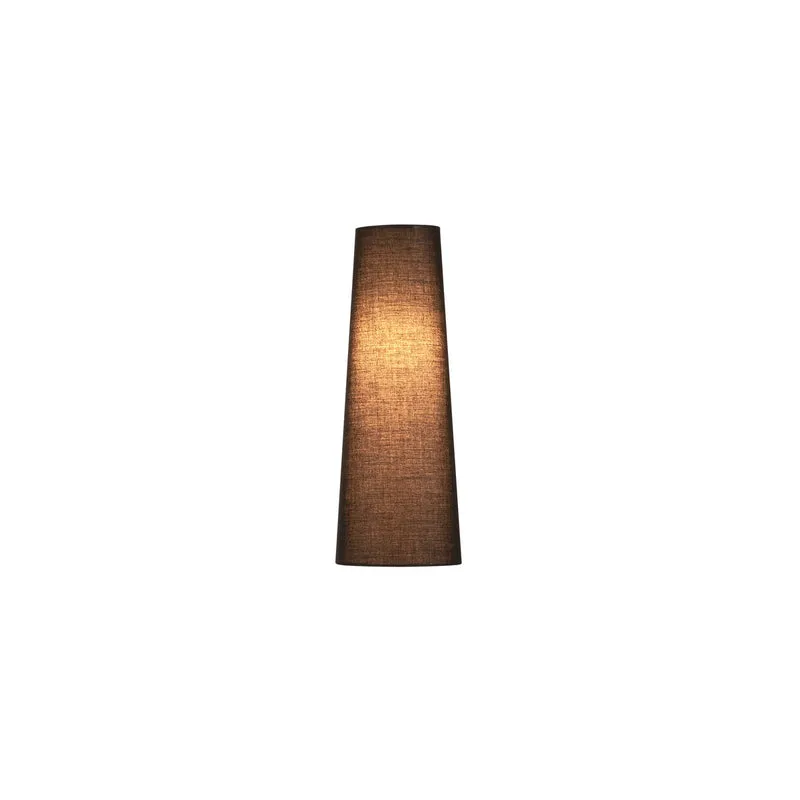 SLV FENDA, Leuchtenschirm, konisch, schwarz, Ø/H 15/40 cm