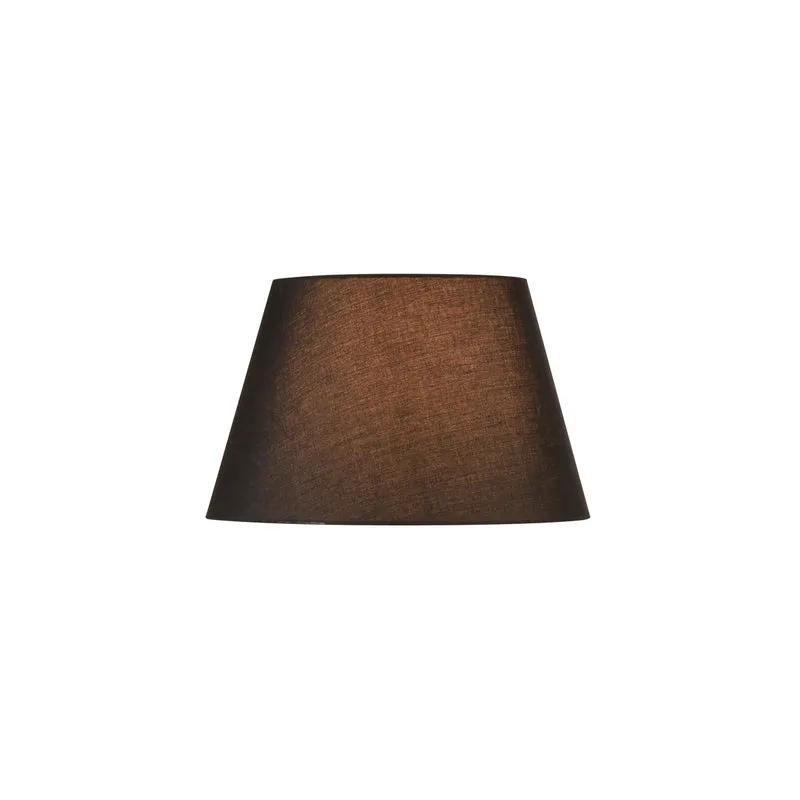 SLV FENDA, Leuchtenschirm, konisch, schwarz, Ø/H 45,5/28 cm