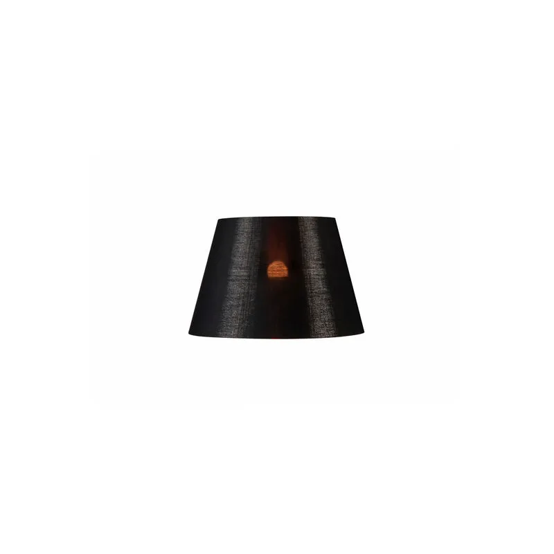 SLV FENDA, Leuchtenschirm, konisch, schwarz/kupfer, Ø/H 30/20 cm