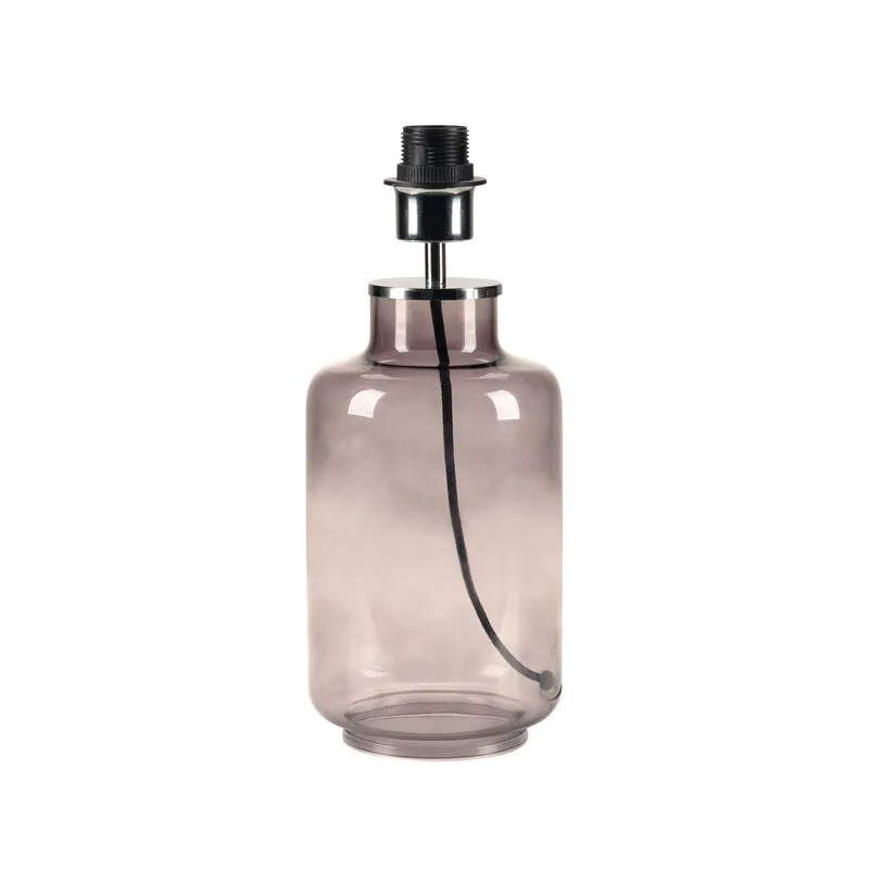 SLV FENDA, Tischleuchte, Leuchtenfuß, A60, Glas, ohne Schirm, max. 40W, inkl. Schalter im Netzkabel