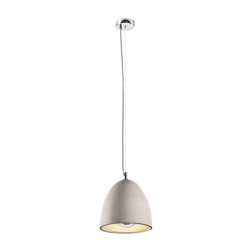 SLV SOPRANA SOLID Pendelleuchte, PD-2, rund, E27, max. 60W, Beton, mit Reflektor
