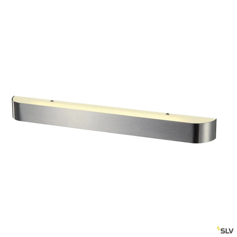 SLV ARLINA T5 24 Wandleuchte, alu brushed, 24W, mit sati- niertem Glas