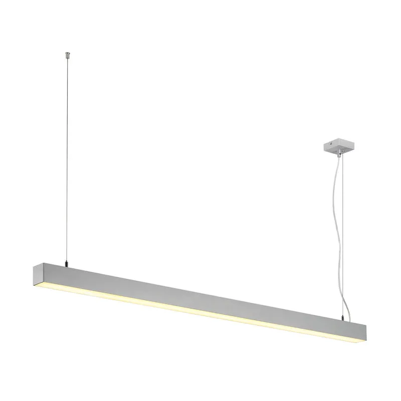 SLV Q-LINE SINGLE LED, Pendel- leuchte, 1500mm, silber