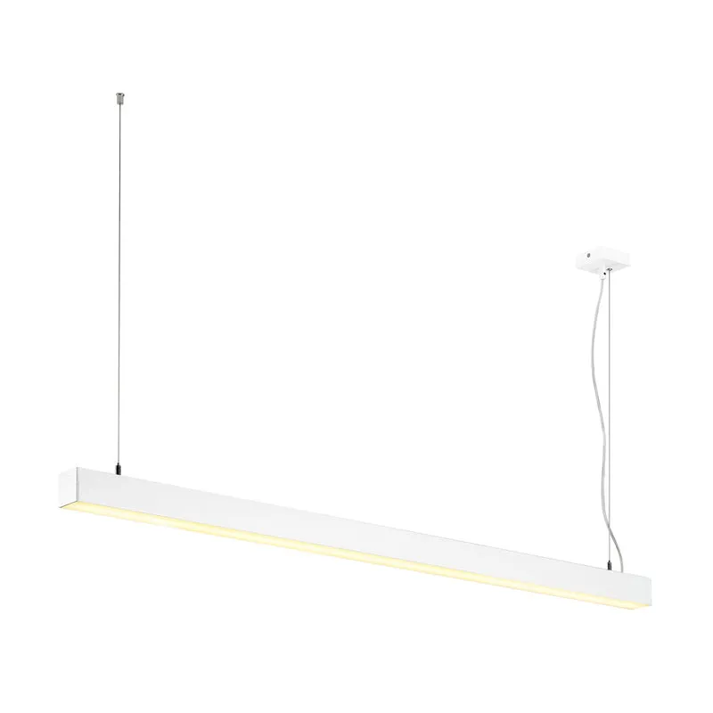SLV Q-LINE SINGLE LED, Pendel- leuchte, 1500mm, weiss