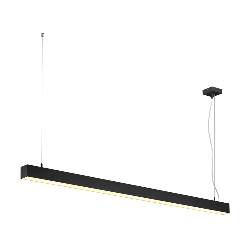 SLV Q-LINE SINGLE LED, Pendel- leuchte, 1500mm, schwarz
