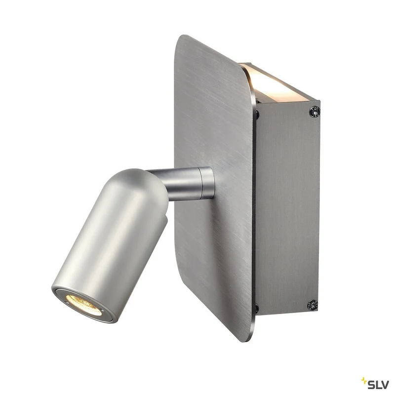 SLV NAPIA Wandleuchte, aluminium- gebürstet