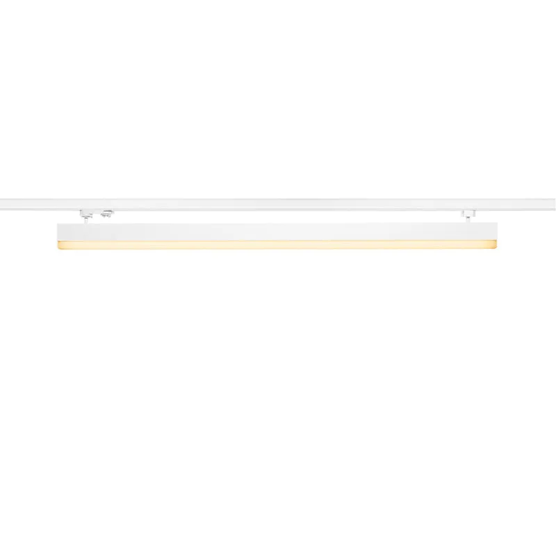 SLV SIGHT, für Hochvolt-Stromschienen 3Phasen, LED, 3000K, weiß, L/B/H 114/4,5/12 cm, inkl. 3 Phasen-Adapter