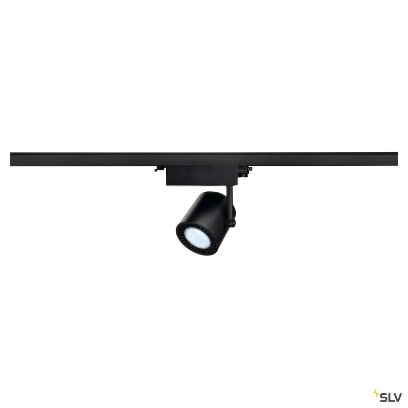 SLV SUPROS TRACK 3000 Spot, schwarz, 3000lm 4000K SLM, 60° Reflektor, inkl. 3P.-Adapter