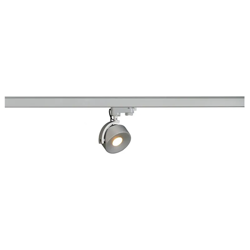 SLV KALU TRACK LEDDISK Leuchten- kopf, silbergrau, 3000K, inkl. 3P.-Adapter