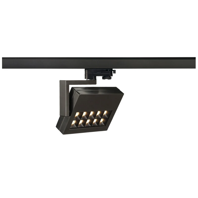 SLV PROFUNO LED Strahler, schwarz, 3000K, 60°, inkl. 3P.-Adapter