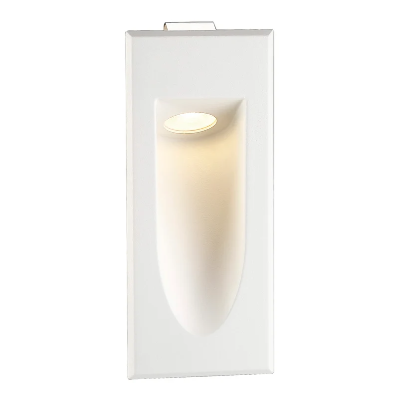 SLV LED DOWNUNDER MINI Wand- einbauleuchte, weiss, 1W, warmweiss, 3000K
