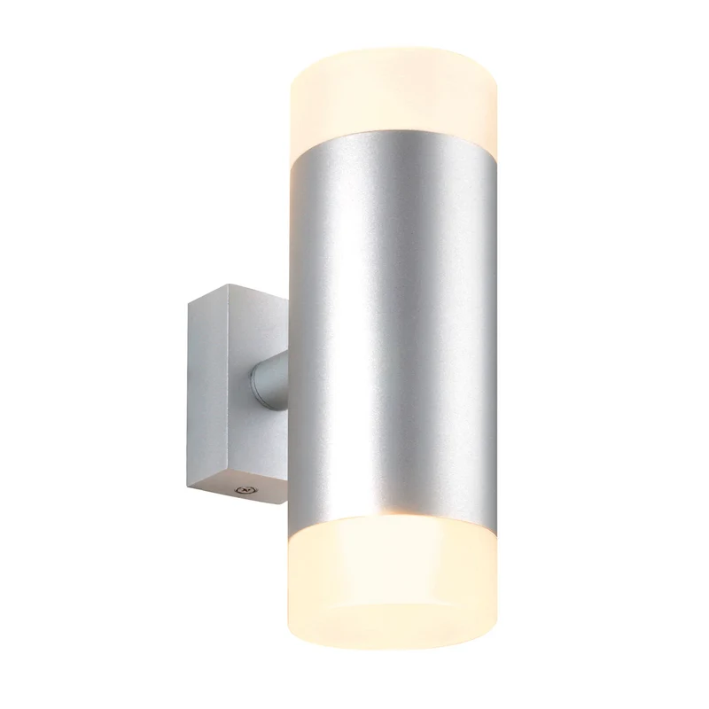 SLV Wandleuchte ASTINA UP/DOWN rund grau 2xGU10 50W sat