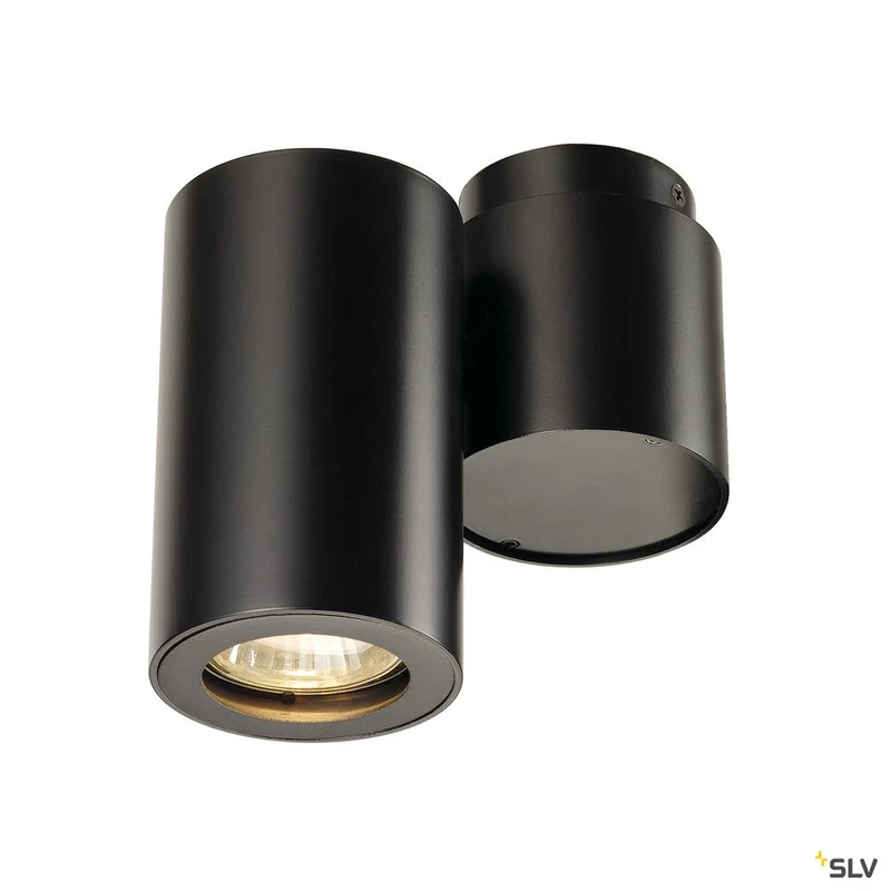 SLV ENOLA_B SPOT single, Wand- Deckenleuchte, mattschwarz, GU10, max. 50W