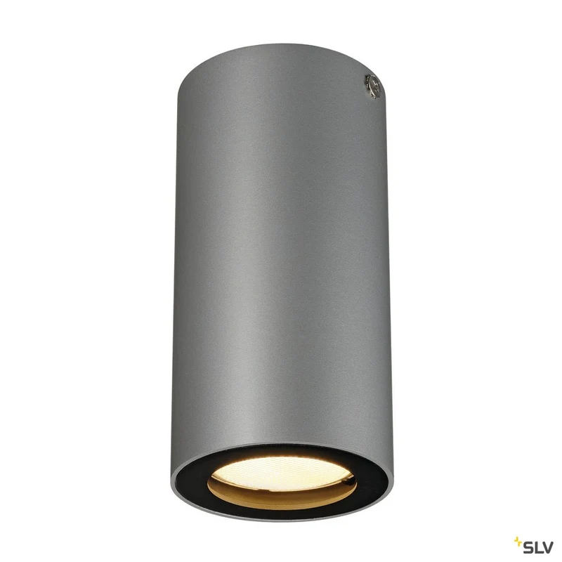 SLV ENOLA_B Deckenleuchte, CL-1, silbergrau/schwarz, GU10, max. 35W