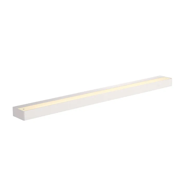 SLV SEDO 21 Wandleuchte, eckig, mattweiss, Glas satiniert, G5, ESL, 21W