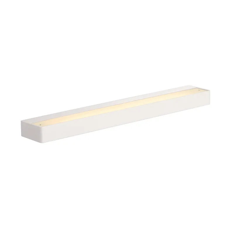 SLV SEDO 14 Wandleuchte, eckig, mattweiss, Glas satiniert, G5, ESL, 14W