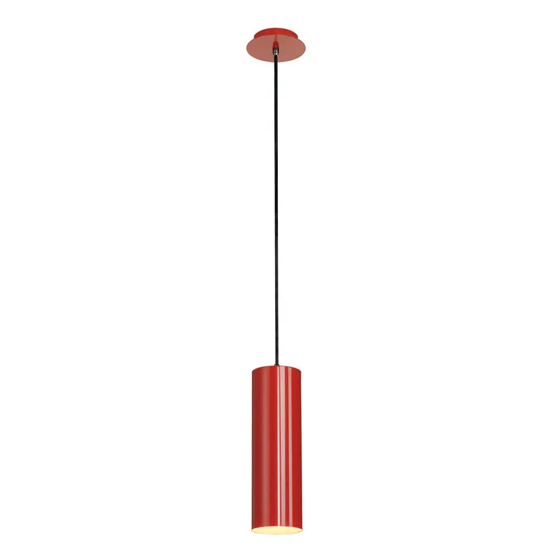 SLV ENOLA Pendelleuchte, rund, rot, E27, max. 60W