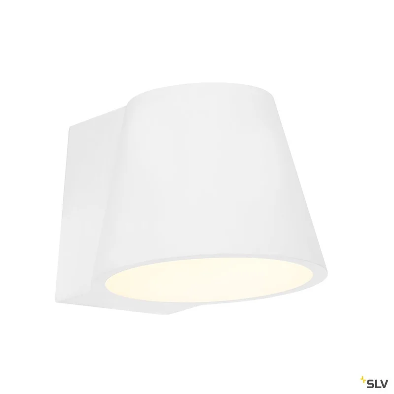SLV PLASTER CONE SMOOTH, weiss, GX53
