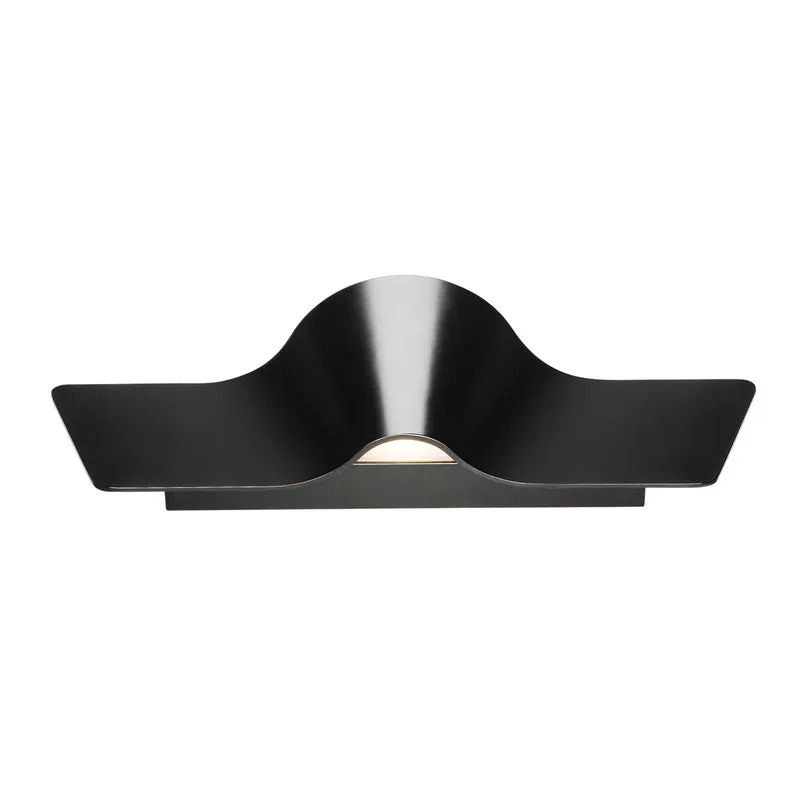 SLV WAVE WALL Wandleuchte, schwarz,2x9W LED, 3000K