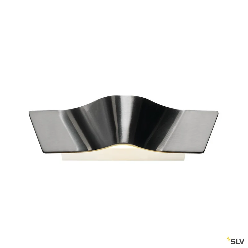 SLV WAVE WALL Wandleuchte, alu brushed, 2x4,5W LED, 3000K