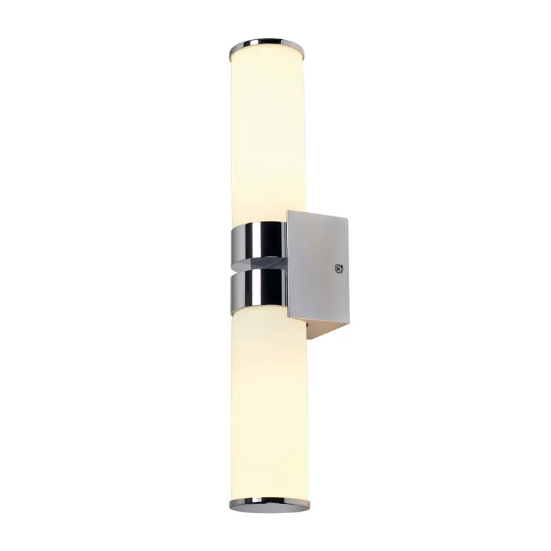 SLV CAMARA DOUBLE IP44 Wand- leuchte, chrom, 2xE14, max.60W