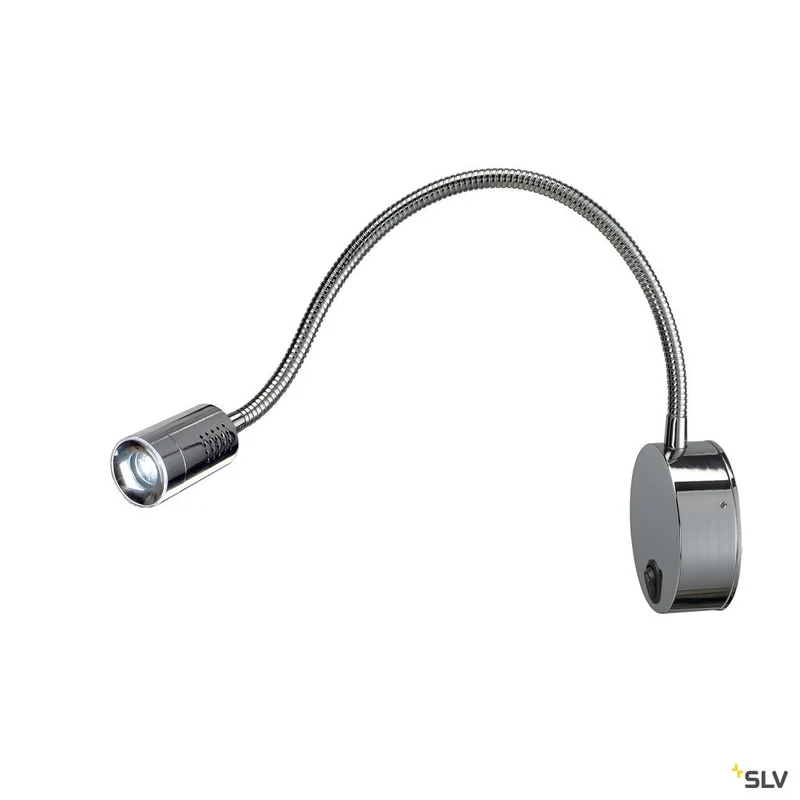 SLV DIO FLEX PLATE LED Wandleuchte chrom, 1x1W, neutralweiss, 4000K
