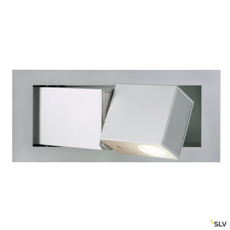 SLV Wandleuchte BEDSIDE RECHTS grau 3W LED 3000K