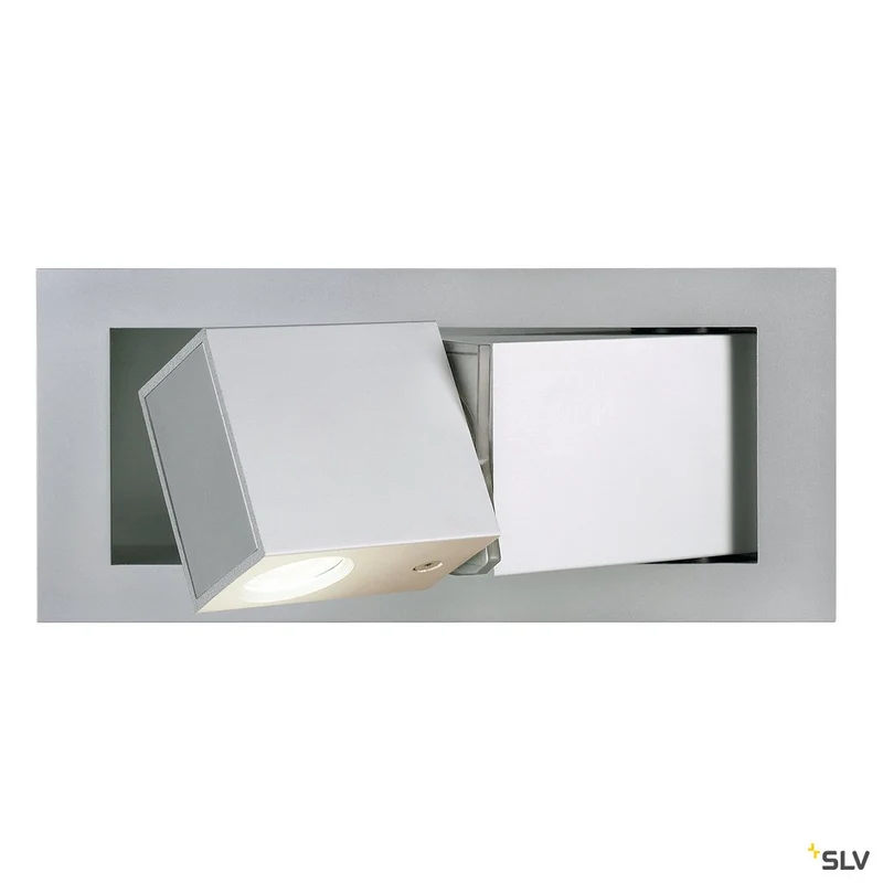 SLV Wandleuchte BEDSIDE LINKS grau 3W LED 3000K