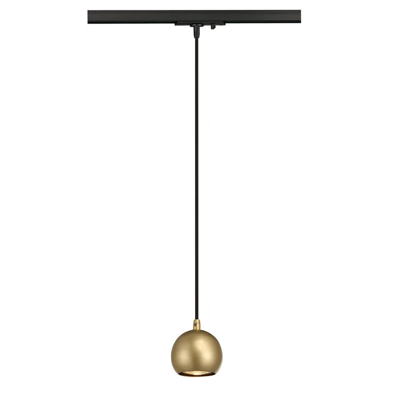 SLV LIGHT EYE Pendelleuchte GU10, messing, GU10, max. 5W, inkl. 1P.-Adapter